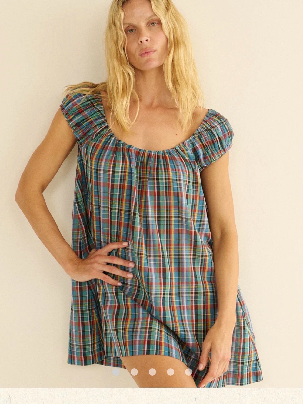 Doen Faye Dress- alderbrook plaid